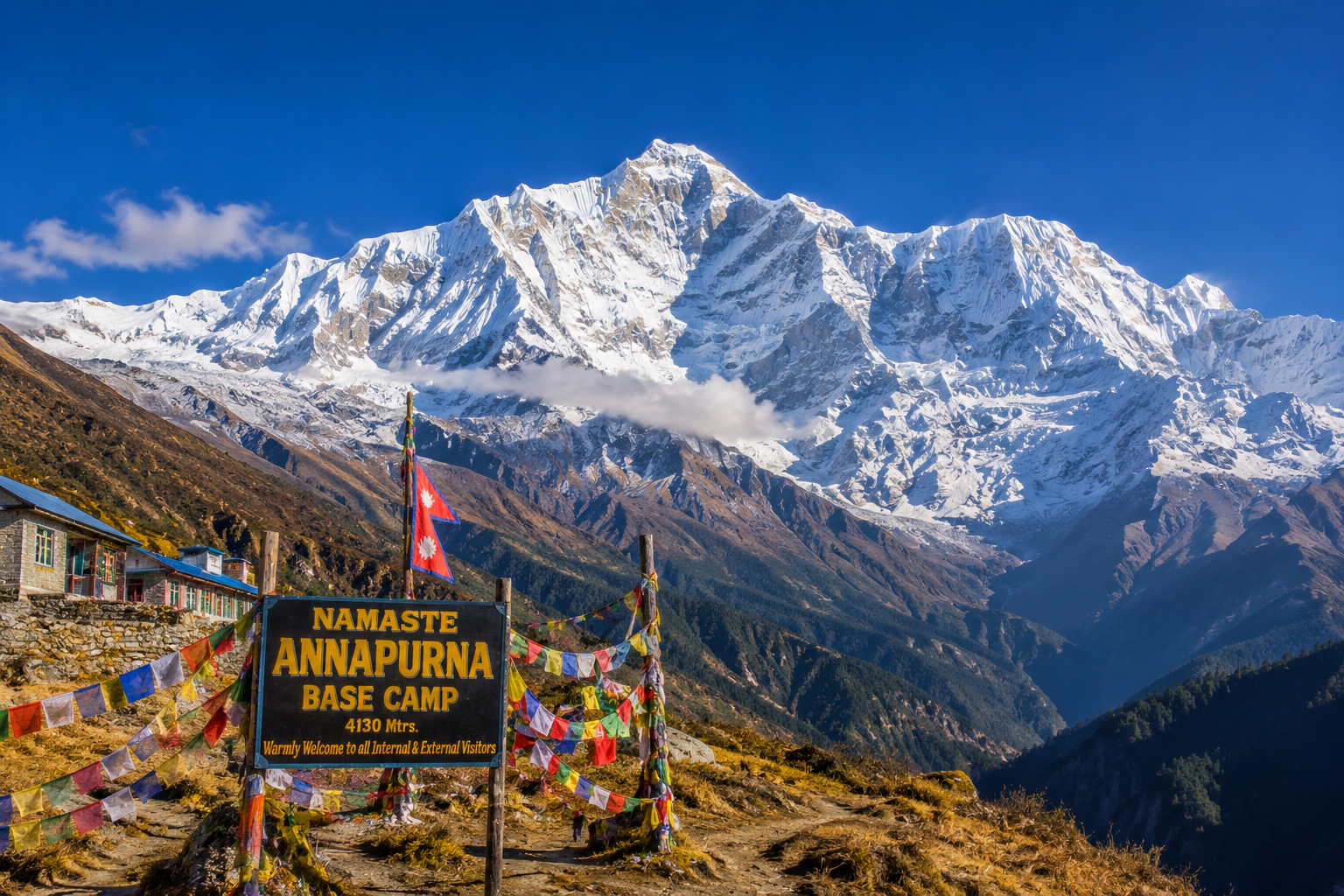 Snowy Himalayan peaks